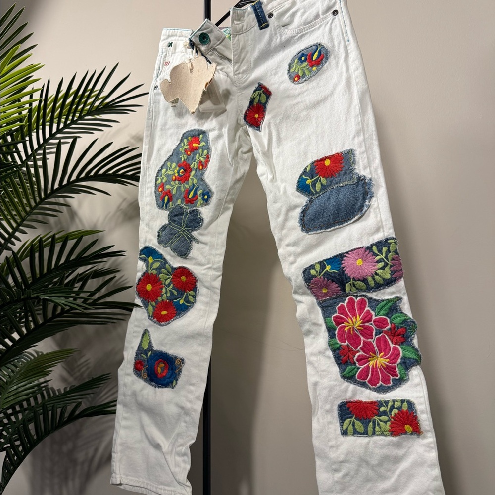 Miss Sixty Floral White Jeans